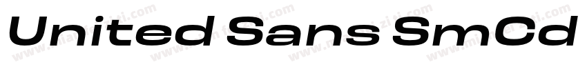 United Sans SmCd Bd字体转换